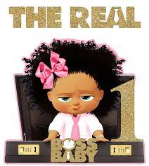 Download Png Black Boss Baby Girl Png Gif Base Baby Girl Clipart Baby Birthday Party Girl Boss Baby