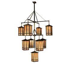 Arts and crafts style chandelier. Church Street 9 Lt Extra Large Arts Crafts Chandelier Grand Light