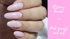 Jak Namalowac Zdobienie A La Rozowy Kwarc Pink Quartz Nail Art