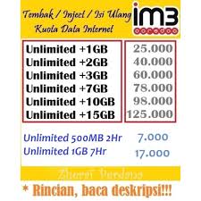 Dengan total kuota yang diperoleh sebanyak 5gb. Paket Kuota Indosat Unlimited 1gb 2gb 3gb 7gb 10gb 15gb Freedom U Shopee Indonesia