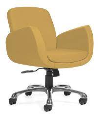 the kate chair shown in yellow is upholstered for a retro look and feel kate chairs are avai modern office chair comfortable office chair office chair