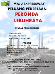 (redirected from maju expressway sdn bhd). Jawatan Kosong Maju Expressway Sdn Bhd Mex