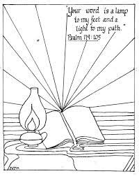 This lovely coloring page is a great activity / activities to help children memorize psalm 119:105. Psalm 119 105 Coloring Page Sunday School Crafts Coloring Home