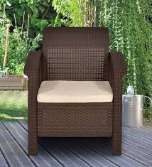 Buy Goa Patio Chair In Season Rust Brown Colour By Nilkamal Online Lawn Chairs Chairs Furniture Pepperfry Product Look no further than urban ladder.