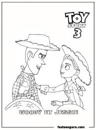Woody toy story printable coloring pages. Jessie Et Woody Toy Story 3 Printable Coloring Pages Free Kids Coloring Pages Printable