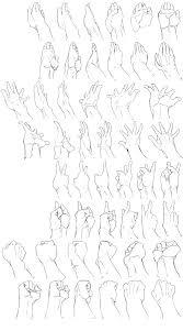 手足の資料 トレス 1 手のスケッチ イラスト 手のひら イラスト