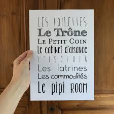 Affiche Toilette Deco L Atelier Typo Deco Affiche Toilette Deco Toilettes Salle De Bains Papier Peint