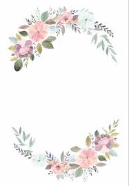 Soft Floral Wedding Invitation Template Greetings Island Floral Poster Floral Wedding Invitations Pastel Wedding Invitations