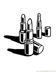 This is a lip gloss making start to. Lip Stick Coloring Page For Kids Free Cosmetic Printable Coloring Pages Online For Kids Coloringpages101 Com Coloring Pages For Kids