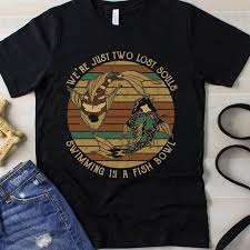 Pink Floyd We Re Just Two Lost Souls Swimming In A Fish Bowl Shirt Hoodie Sweater Longsleeve T Shirt Pink Floyd Fishing T Shirts Retro Tshirt