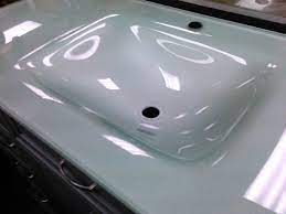 Proflo® lisbon valley 20 x 18 in. 48 Inch Bathroom Vanity Glass Top Beach Style White S112848w