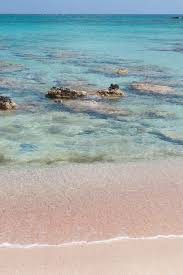 Best Time To See Pink Sand Beaches In Crete 2020 When To See Rove Me Pink Sand Beach Pink Sand Crete