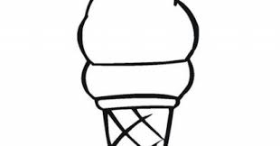 Gambar ice cream hitam putih untuk diwarnai. Baru 25 Mewarnai Gambar Ice Cream