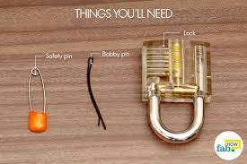 Pull apart the first bobby pin so that it is a long, flat metal piece. How To Pick A Lock With A Hairpin Fab How