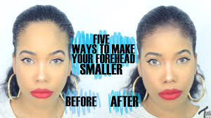 If you've ever spotted enormous forehead bumps the day before a big event, you've probably wondered how to get rid of pimples overnight. How To Make Forehead Look Smaller With Makeup Saubhaya Makeup
