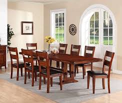 We Just Got This New Farmhouse Table Set In Includes 10 Chairs For Some Great Entertainin Round Dining Room Farmhouse Table Setting Dining Room Furniture Sets