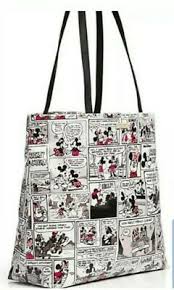 Kate spade new york x minnie mouse francis. Kate Spade Handbag Disney Minnie Mickey Mouse Comic Tote Purse Bag For Sale Online Ebay