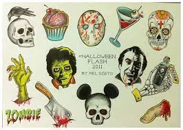 5 out of 5 stars (103) 103 reviews $ 40.00. Old School Small Horror Tattoos Novocom Top