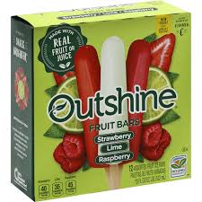 Buy outshine fruit bars, strawberry, 6 ct and enjoy free shipping on most orders from cvs pharmacy. Outshine 12 Pack Assorted Strawberry Lime Raspberry Fruit Ice Bars 12 Ea Fruit Juice Bars Martin S Super Markets