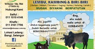 Penganjur kursus kambing,jual beli kambing & jual beli barang penternakan kambing Bantuan Ternakan Kambing 2019