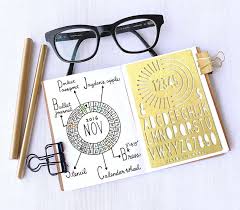 Bullet Journal Pochoir Pochoir Planificateur Calendrier Roue Etsy Bullet Journal Stencils Bullet Journal Hacks Planner Bullet Journal