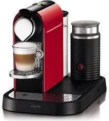 Krups Nespresso Citiz Coffee And Milk Machine Red Nespresso Nespresso Coffee Capsules Espresso Maker