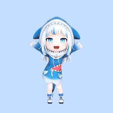 The official hololive production subreddit! Safebooru 1girl 1nabatewi 3d Animal Costume Animal Hood Animated Animated Gif Bangs Blue Background Blue Eyes Blue Hair Blue Hoodie Blunt Bangs Blush Closed Eyes Dancing Fish Tail Full Body Gawr