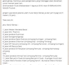 Jul 01, 2021 · simply mix together 1 cup (8.0 fl oz) of green tea and 1/2 a teaspoon of honey. Salah Peraturan Ganjil Genap Berlaku Untuk Sepeda Motor Per Tanggal 1 Agustus 2018 Turnbackhoax Id