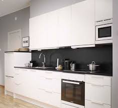 Basic Paint A New Trend In Backsplash Ideas Is Basically The Anti Backsplash Backsplash White Modern Kitchen Kitchen Backsplash Trends Modern Kitchen Design