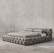 Soho Tufted Leather Platform Bed Leather Platform Bed Leather Bed Platform Bed