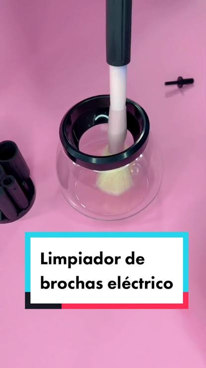 Limpiador de brochas eléctrico: Lava y seca en 30 segundos