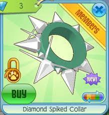 The spiked collar/wristband is a member item. Diamond Spiked Collar Animal Jam Classic Wiki Fandom