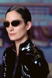 Graphic Hair Style With An Edge Matrix Film Carrie Anne Moss The Matrix Movie