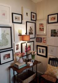 When considering how to hang a picture, the first step is to determine where you want your wall art to live. Gallery Wall Display Ideas Corner Gallery Wall Eclectic Gallery Wall Decor