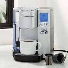 Cuisinart single serve coffee maker with grinder. Single Serve Coffee Makers Crate And Barrel