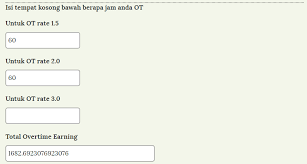 Berikut, adalah cara kira gaji semasa saya kerja di kilang kedah. Cara Kira Ot Guna Calculator Ini Update 2020 Sayashare