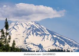 Mount Shasta Lenticular Clouds Stock ...