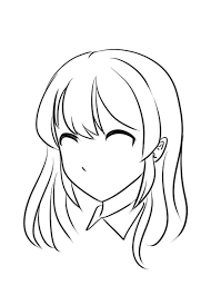 Mark where the hair will be parted. How To Draw Anime Girls Step By Step Anime Drawn