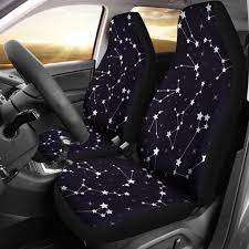 Zodiac Star Pattern Design Print Universal Fit Car Seat Covers In 2020 Car Seat Cover Sets Carseat Cover Car Seats