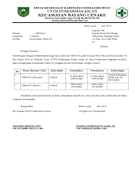 Contoh surat permohonan bantuan dana kegiatan. Surat Permintaan Tablet Fe