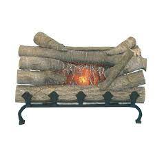Vintage electric realistic lighted rotating fire burch wood log fireplace insert. 20 In Electric Crackling Wood Log Set W Realistic Crackling Sound Room Warmer Ebay