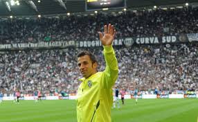 Giampiero boniperti and alessandro del piero star in the opening cermony at juventus stadium. Tbo7rdzvnilm6m