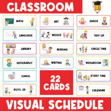 Printable Visual Schedule For Classroom