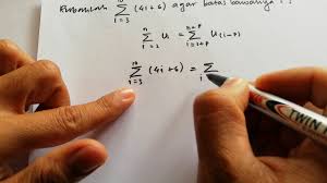 Why is it called sigma. Cara Merubah Batas Bawah Notasi Sigma Youtube