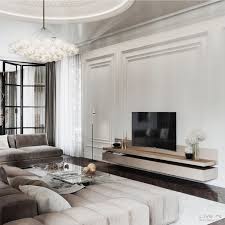 Lofty Aspirations Apartment Apartment Living Room Luxury Living Room Modern Classic Interior