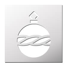 Pochoir Reutilisable Boule De Noel Pochoir Boule De Noel Pochoir Personnalise