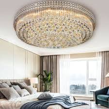 Chandeliers, bathroom lighting, pendants, ceiling lights Modern Led Crystal Chandelier Round Led Flush Mounted Bedroom Dining Room