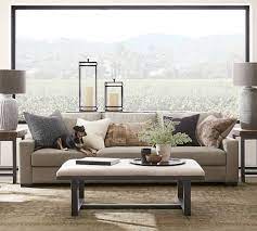 • available with or without attractive nailheads. Turner Square Arm Leather Sofa Pottery Barn
