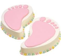 Baby Feet I Love Cakes That Use Paisley Cake Pans Baby Shower Cakes Baby Shower Cake Designs Simple Baby Shower Cake
