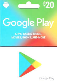 Only use this gift card's code on google play. Google Play 20 Gift Card Astrogameing